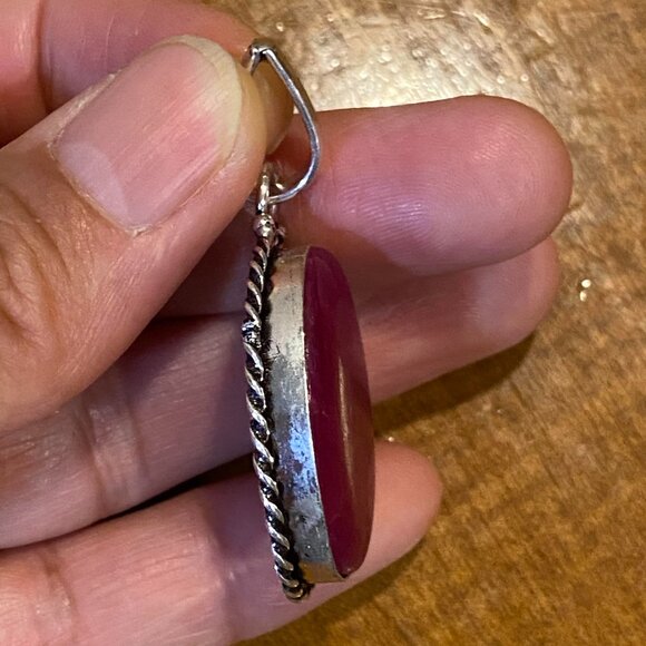 Stunning Natural Handmade Ruby Gemstone Pendant. - Picture 11 of 11